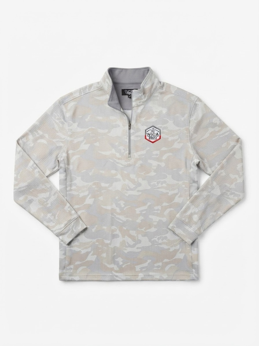 Straight Down Quarter Zip Camo Pullover - WIGA Golf Tournament 2022, Men's 2XL